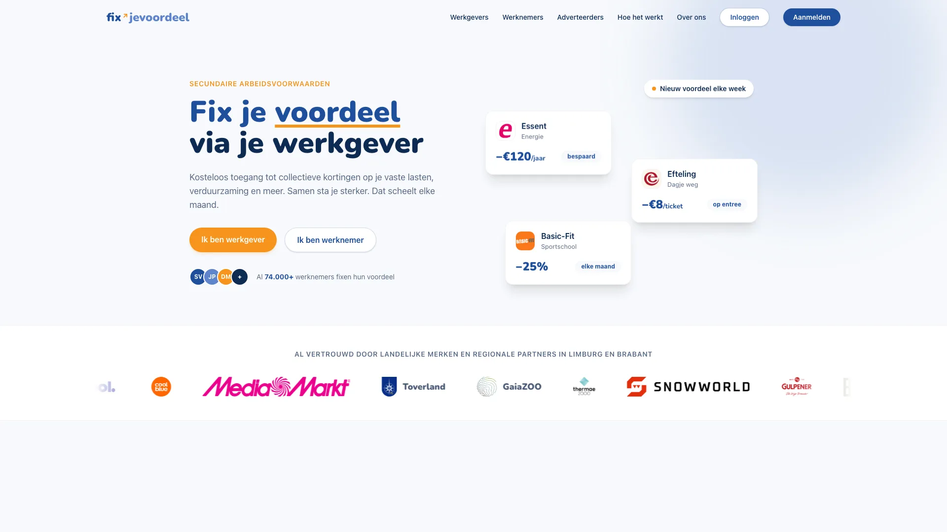 Voordeelplatform voor werkgevers en werknemers